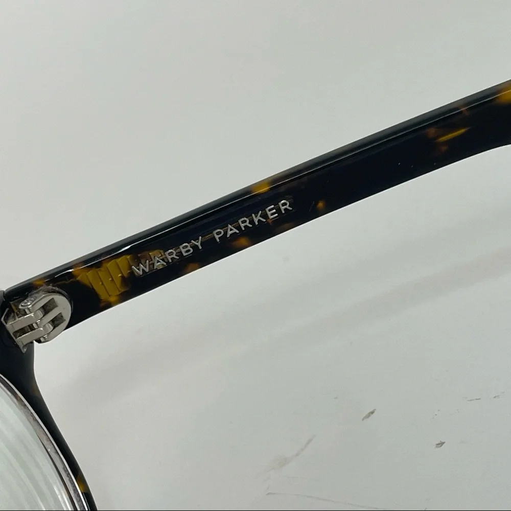Warby Parker Frames Eyeglasses Glasses Lens Tortoise Shell Brown Preston 200 - Picture 2 of 8
